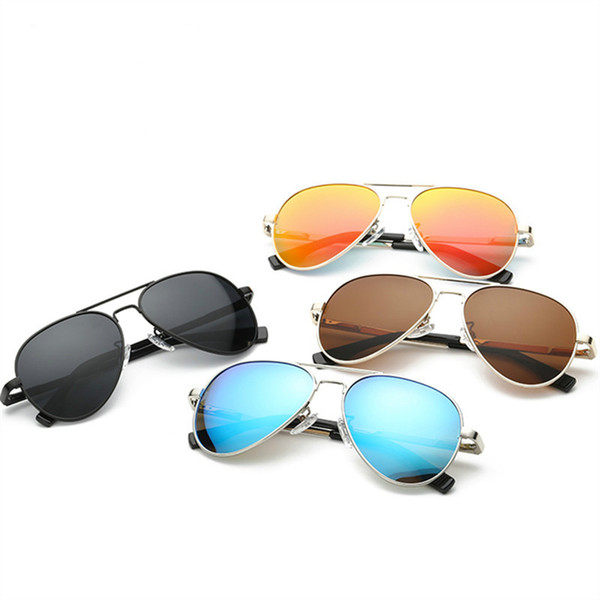 Top Quality Children Pilot Sunglasses Metal Frame Polarized Lenses Sunglasses UV400 Protection Aviator 3025L Kids Eyewear