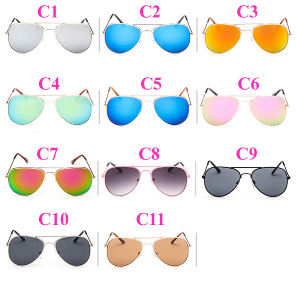 2018 HOT Kids Sunglasses Children Beach Supplies Sunglasses UV protective eyewear baby sunglasses for boys Girls sunshades kids aviator