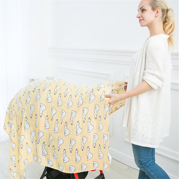 Baby Blanket Muslin Wrap Newborn Swaddles Plat Mat Baby Photography Blankets Mantas De Bebes Infant Stroller Cover 115*115cm