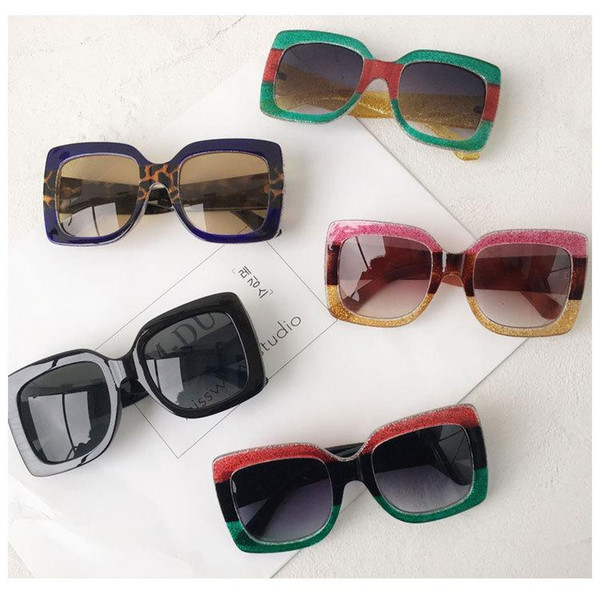 Kids Sunblock Baby Boys Girls Sunglasses Vintage Square Sun Glasses Eyewear Children Sunglass Oculos De Sol lunette de soleil 5 Colors