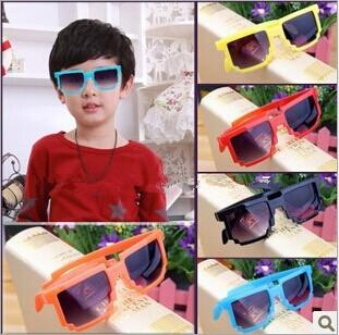 Fashion Mosaics Sunglasses For Kids UV Protective Eyewear High Quality Children Beach Travel Sun Glasses Cheap Wholesale