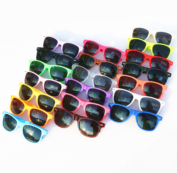 Kids Plastic sunglasses Frames Fashion Classic Sunshades Glasses Unisex Sun Glasses retro vintage Square Sunglasses Fpr Kids Adult