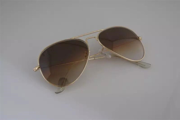 20pcs/lot Fashion Men's sun glasses Metal Frame Women's Sunglasses gold frame Sunglasses beach sun glasses 19 colors available