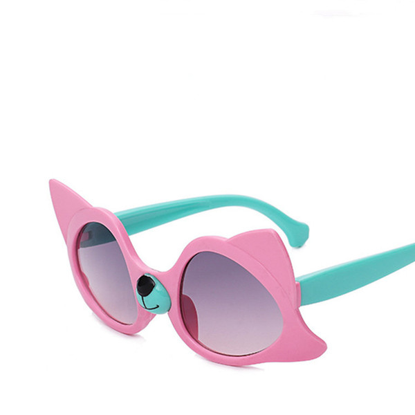 New Design Child Goggles Fox Shape Cute Small Plastic Frame Goggles Toddler Kids Eyeglasses Baby Children Funny Sunglasses for Beach Outdoor