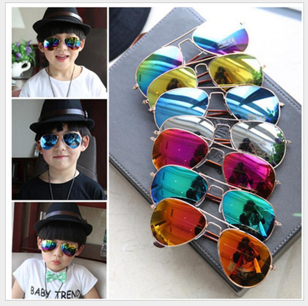 Wholesale New Style Children Girls Boys Sunglasses Kids Beach Supplies UV Protective Eyewear Baby Fashion Sunshades Glasses Accessories