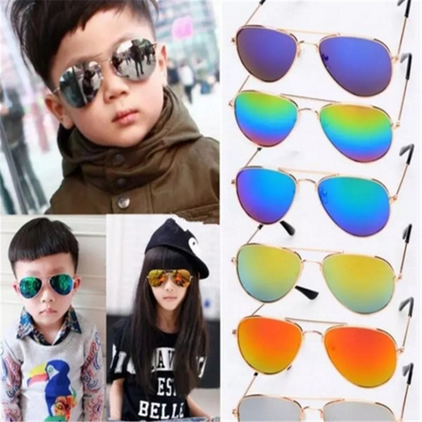 Kids Sunglasses Fashion Sun Glasses Children Beach Eyewear UV Protective Eyeglasses Sunshades Glasses 8 Designs 2017082909