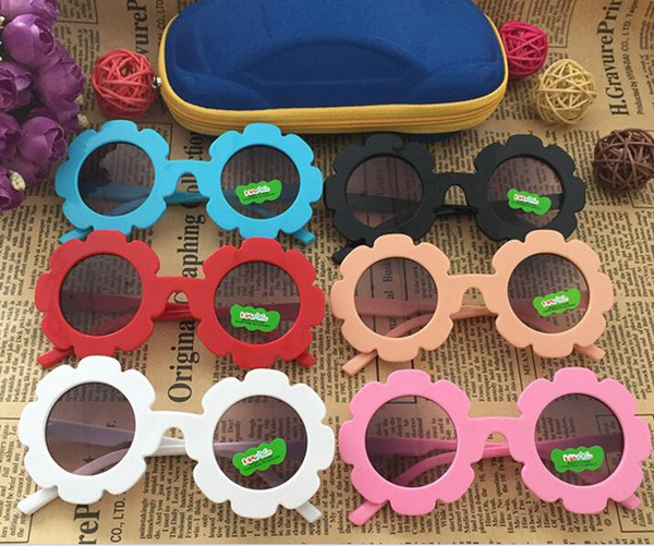 Flower Children Boy Girls Sunglasses 6 color mix random delivery Boy Girls Multicolor accessories Sunblock glasses New 70305