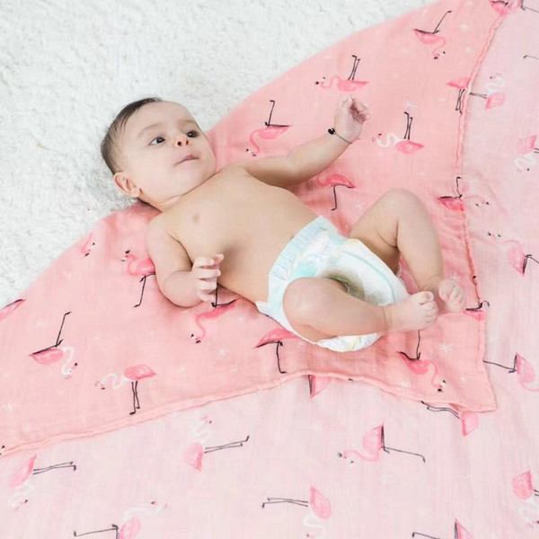 Baby Blankets Cotton Newborn Photography Accessories Stroller Cover Animal Pattern Wrap Baby Play Mat Muslin Swaddle Blanket