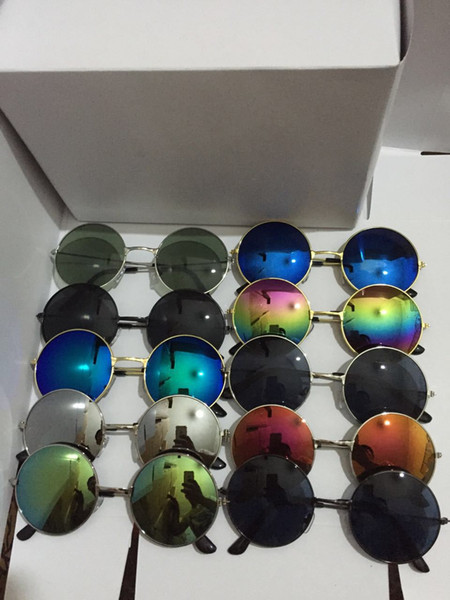 13 Colors Sun Glasses for Children Cool Mirror Reflective Metal Frame Kids Sunglasses Children's Glasses