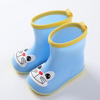 High quality Cartoon Stylish Children clown rain boots student waterproof shoes Cheap Cartoon Waterproof Wide Toe Baby Kids Rain boots