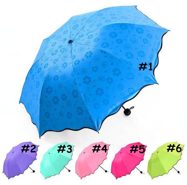 Full Automatic Umbrella Rain Gear Unisex 3 Folding Light and Durable 8K Strong Umbrellas Kids Rainy Sunny Umbrellas CCA11780-A 30pcs