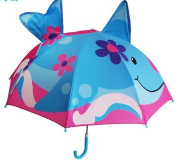 8 styles Lovely Cartoon animal Design Umbrella For Kids children High Quality 3D Creative Umbrella baby Sun umbrella 47CM*8K