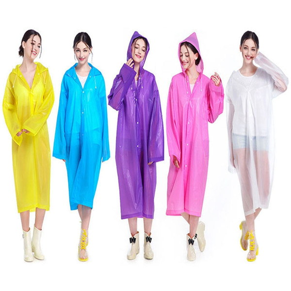 Outdoor Hooded One-piece Adult Raincoat Processing Custom Waterproof Rainproof Raincoat Rain Cover for Men Women