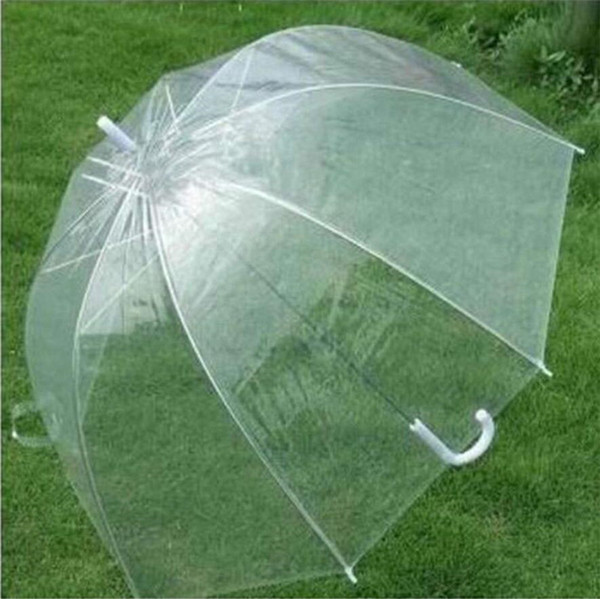 Apollo Transparent Umbrella Girl Windproof bubble Umbrellas Clear Princess Mushrom automatic rain Umbrella dance Wedding Party Decor