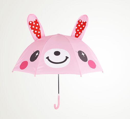 Lovely Cartoon animal Design Umbrella For Kids children High Quality 3D Creative Umbrella baby Sun umbrella 47CM*8K