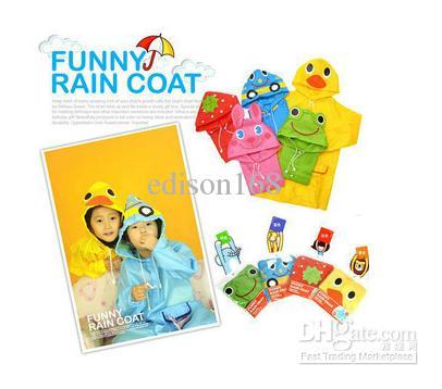 2018 New Animal Raincoat Linda Children's Raincoat Kids Rain Coat Children's rainwear Baby waterproof coat overcoat