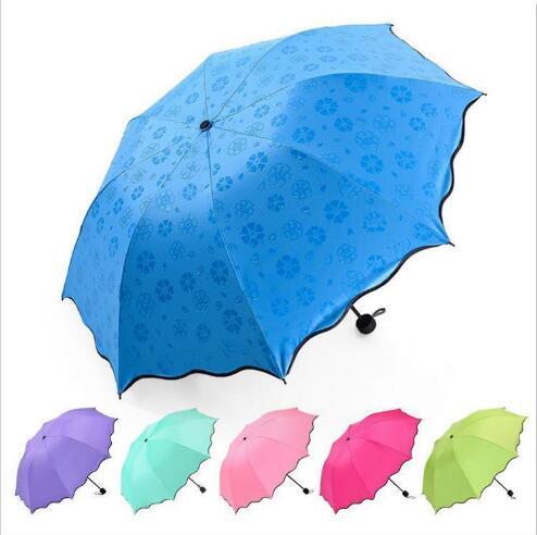 Umbrellas Full Automatic Umbrella Unisex 3 Folding Light Durable 8K Strong Umbrellas Kids Rainy Sunny Umbrellas Outdoor Gadgets LT893