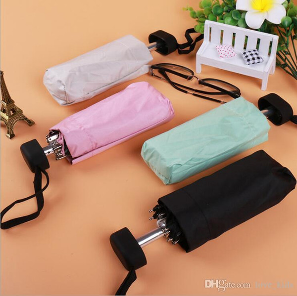 New design women Folding umbrella sun protection fashion Pocket umbrella Anti-UV Waterproof Portable sun Umbrella