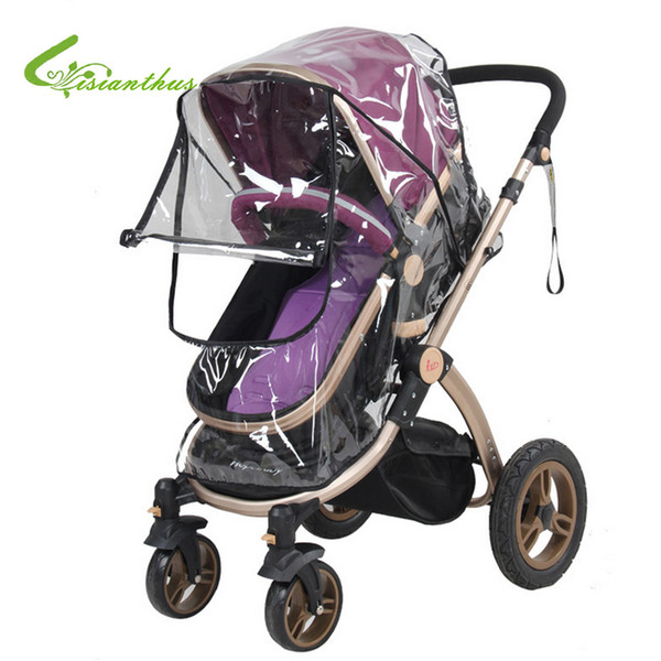 HOt 2018 Universal Baby Stroller Rain Cover High Quality Baby Carriage Dust Proof And Wind Proof Umbrella Vehicle Rain Cover