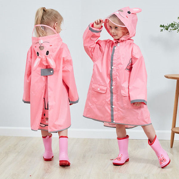 Children raincoat 90-145CM raincoat for children kids baby rain coat poncho boys girls primary school students rain poncho jacket