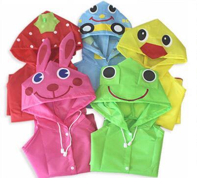 2019 New fashion raincoat for baby boys and girls favorite cute cartoon raincoat protect rainy day
