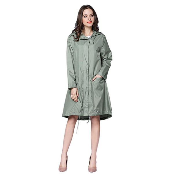 Long Raincoat Women Waterproof Windproof Hood Ladies Thin Rain Coat Ponchos Jackets Female Chubasqueros Mujer Capa De Chuva