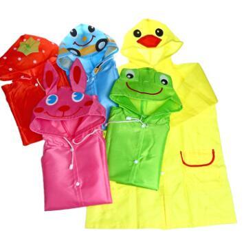 Outdoor New Cute Waterproof Kids Rain Coat For children Raincoat Rainwear/Rainsuit,Kids Animal Style Raincoat