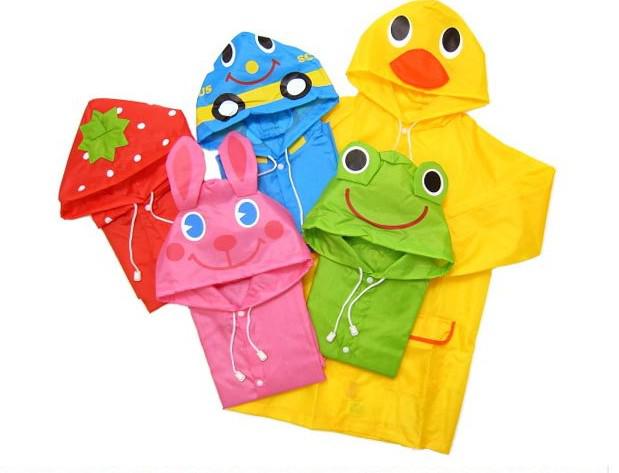 Wholesale - Sample Order Children's Animal Model Raincoat Kids Rain Coat Boy's Girls Rain cape Waterproof Coats