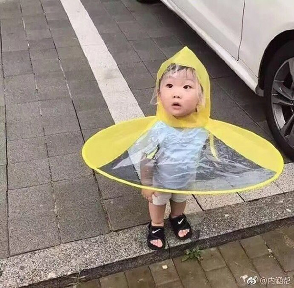 Creative Flying Saucer Umbrella for Kids Summer Rainy Fishing Fashion Mix Color Novelty Children Birthday Gift