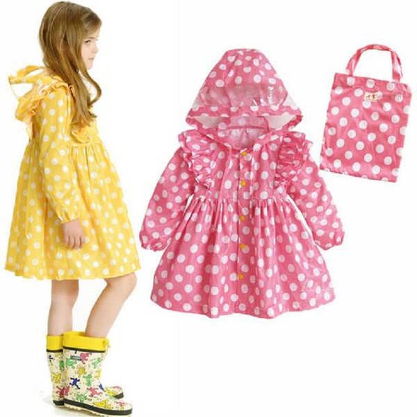 Children Raincoat 2017 Impermeable Real Girls Rainwear Hiking Raincoat Child Fashion Rain Coat baby Rainsuit