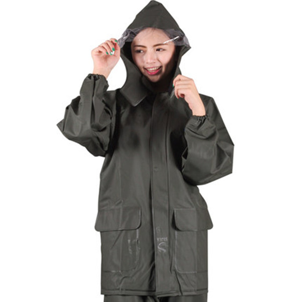 Outdoor Motorcycle Ladies Raincoat Jacket Poncho Hiking Cover Rain Coat Men Suit Hooded Gear Waterproof Capa De Chuva R5C160