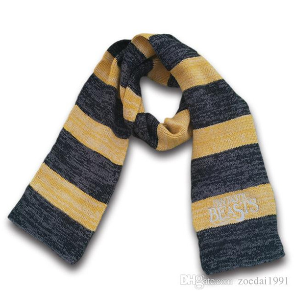 Movie Fantastic Beasts and Where to Find Them Scarf Newt Scamander Cosplay costume accessary