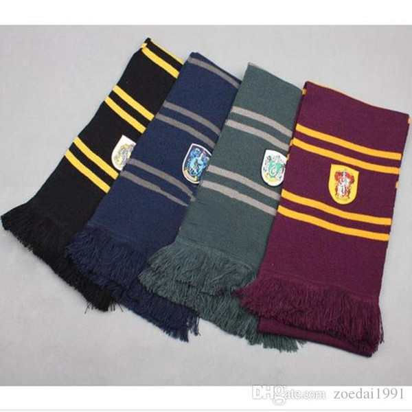 Harri Potter Scarf Gryffindor Scarf Ravenclaw Scarves Slytherin Hufflepuff Neckerchief for Women Men Boys and Girls