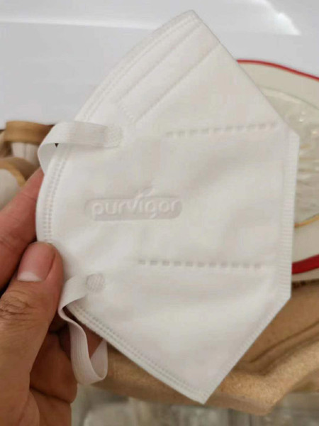 In stock!purvigor KN95 dust mask disposable Particulate Respirator PM2.5 dust protecting mask mold resistance mask 20 Piece DHL Freeshipping