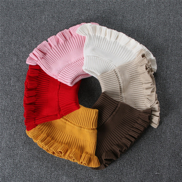 Winter Neckerchief Children's Cotton Muffler Baby bib Warm Soft Boys/Girls Scarves Girls Knitted Scarf