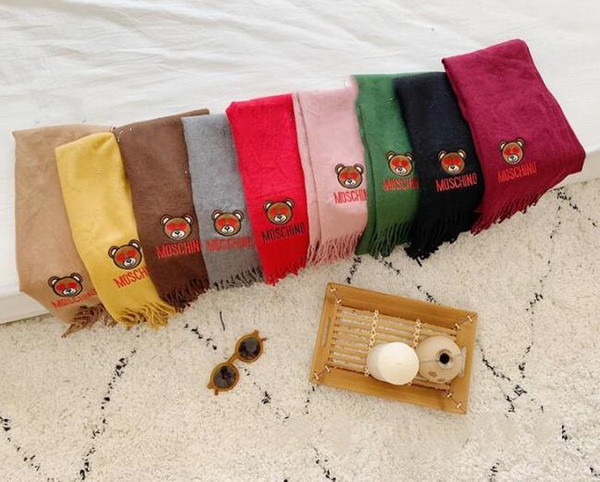 New Autumn Brand Tag Children's Scarf Baby Shawl Boys Girls Scarves Student Warm Neckerchief Kids Wraps