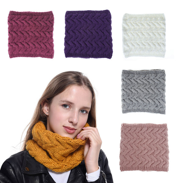 C Winter Scarf 100-135CM Circle Loop Scarf Women Wrap Scarves 8 Colors Warmer Neck Scarf M773