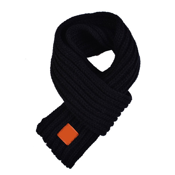 5 Colors Knitting Cotton Scarves Child Wool Warm Neck Scarves Casual Comfortable Soft Solid Lovely Boys Girl Autumn Winter Scarf