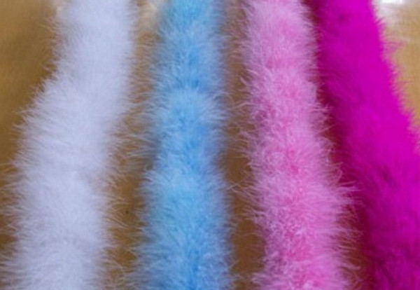 Wholesale 10pcs Feather scarves flower Bouquets length 2M Marabou Feather boa craft wedding