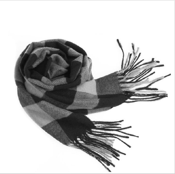 Luxury New Mens Pairs Scarf 100% Brand Two Side Black Red Wool Scarf Fashion Brand Women Popular 2018 Designer Winter Warm Flower Scarves