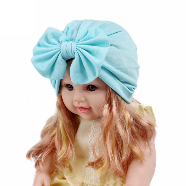 Children Baby Girls baby hats Boho Hat Beanie Scarf Turban Head Wrap Cap newborn photography props knit cap beard