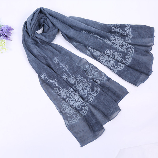 Manufacturers selling folk style Cotton Embroidered Floral scarf scarf 2016 new winter ladies embroidered shawls