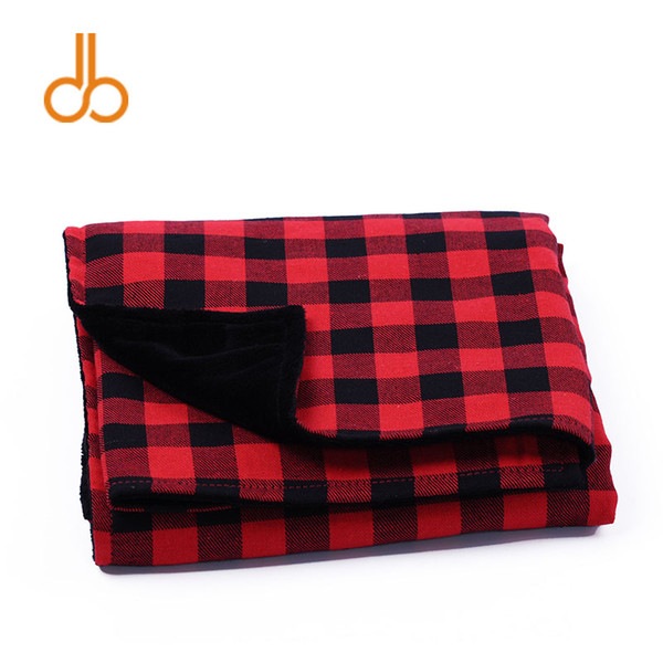 Coon Flannel Baby Blanket Christmas Plaid Baby Cover Shower Cover Gift for Baby Free Shipping DOM106729