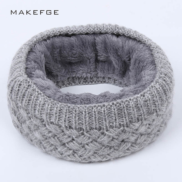 2018 wool Winter Scarf Child For Women Children Boys Scarf Thickened Wool Collar Scarves Girls Neck Cotton Unisex