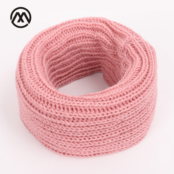 New winter children's scarfs women's baby bib warm soft boy knitted outdoor warm and comfortable thick collar wholesale hijabs