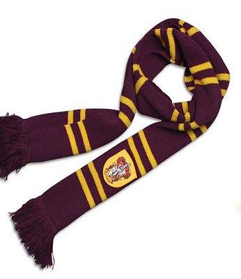 Fashion Harry Potter Gryffindor Scarf Children's Over Sized Thicken Wool Knit Scarf Wrap Soft Cozy Warm Costume M256