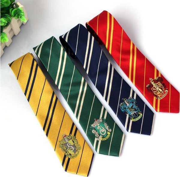 Hot sale Fashion New Tie Clothing Accessories Borboleta Necktie College Style Tie Harry Potter Gryffindor Series Ties