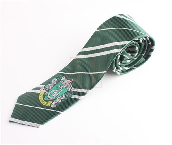 Harry Potter Ties Clothing Accessories Borboleta Necktie Ravenclaw Hufflepuff Necktie Hogwarts Stripe Ties 4 design TFJ538