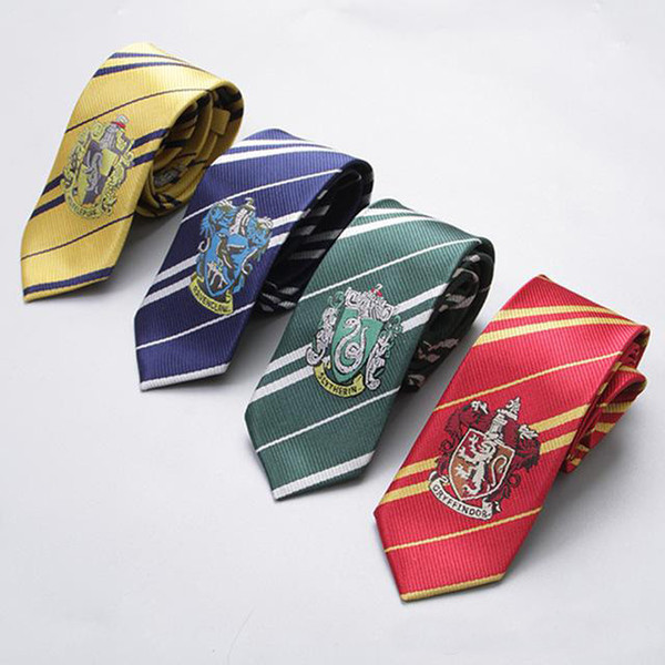 New Tie Clothing Accessories Borboleta Necktie College Style school badge Tie Harry Potter Gryffindor Series Gift Costume Accessory