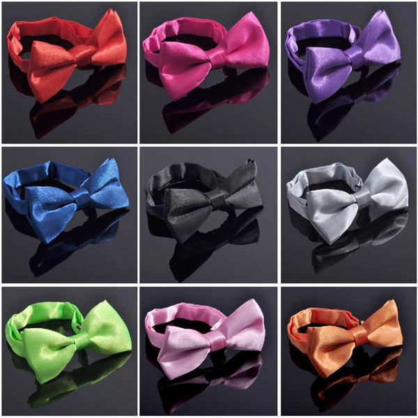 Children's tie Large Solid Cheerleading Ribbon Bows Grosgrain Cheer Bows Tie With Elastic Band/Girls Rubber Hair Band Beautiful bow tie C53